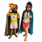 Qiaoniuniu Dinosaur Costumes Green Dragon Cape Halloween Dress Up Clothes 3-8 Years Old