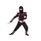 Spooktacular Creations Halloween Ninja Costume, Black Ninja Outfit Set For Kids, Halloween Costumes With Accessories For Boys Dress Up And Role Play Party (Small, 5-7 Yrs)