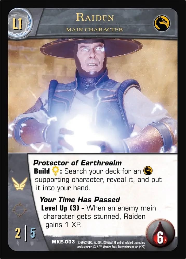 Upper Deck Vs. System: Mortal Kombat 11 Trading Card Game - Multi, Cardstock, Model 96297