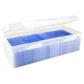 Iokuki Toploader & Standard Card Storage Box With Handle - Holds 200 Toploader Cards Or 750 Regular Cards | Durable Plastic Orga