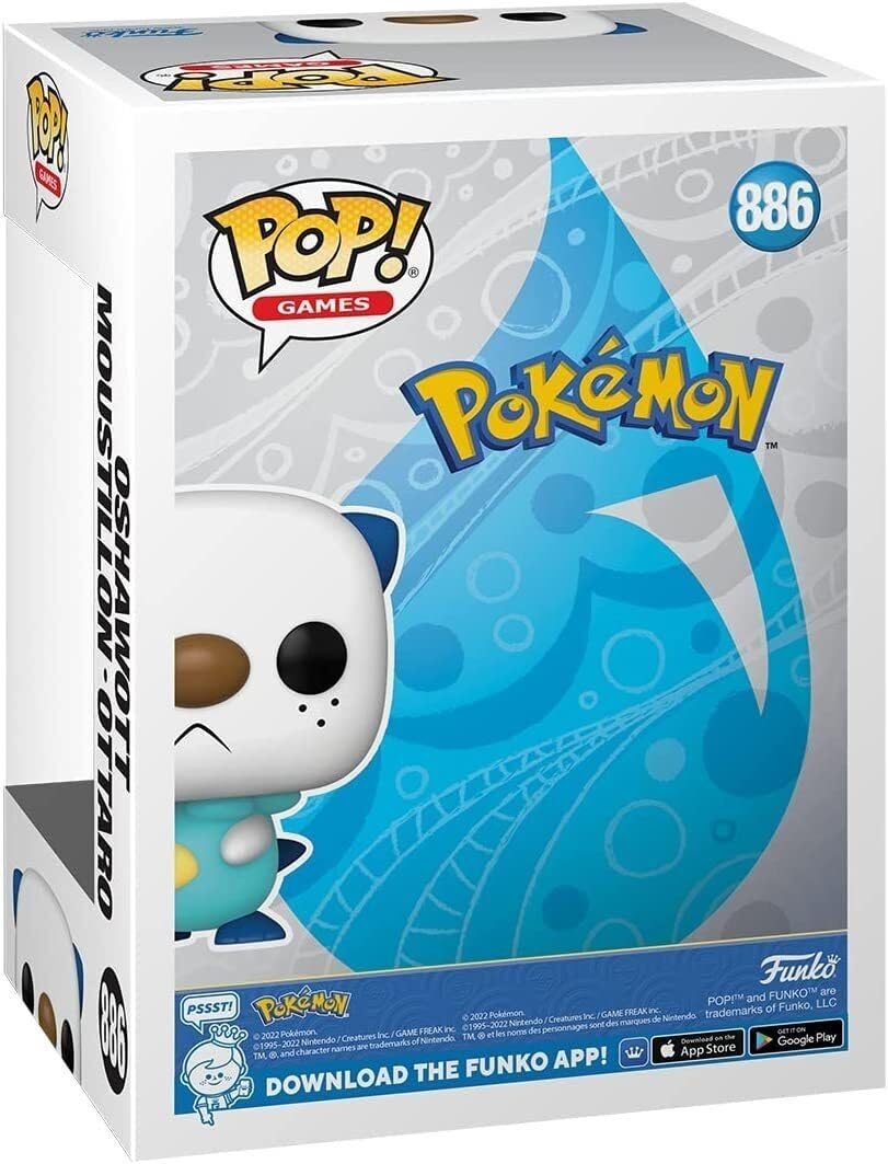 Funko Pop! Games: Pokemon - Oshawott - Collectable Vinyl Figure - Gift Idea - Official Merchandise - Toys For Kids & Adults - Video Games Fans - Model Figure For Collectors And Display