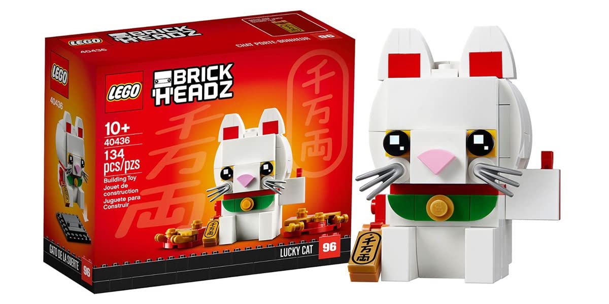Brickheadz Lucky Cat 40436 134 Pcs