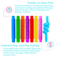 32Pack Pop Tubes  Fidget Tubes for Children and mature-themed Sensory Fidget Toy Set for Stress and Anxiety Relief Educational Learning Toys for Kids