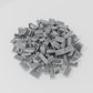 500 Piece Light Gray Bricks Bulk, Gray 2X4 Building Bricks Flat, Compatible With Lego Parts And Pieces: 2X4 Light Grey Bricks(Co