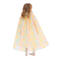 Hsctek Light Up Princess Cape, Yellow Princess Dress Up Tulle Cape, Coloful Princess Outfit Costume Accessories Kids Toddlers Girls