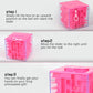 Thinkmax Money Maze Puzzle Box For Kids And Adults, Perfect Money Holder Maze Puzzle Gift Box (Pink)