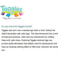 Taggies Original Shake & Teethe Baby Teether Rattle, 5-Inches, Arctic Bear