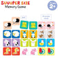 Banana Panda Suuuper Size Memory Matching Kids Game - Includes 24 Extra-Large 6    X 6    Cards - Match The Animals Or Use As Fl