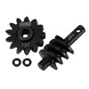 INJORA Overdrive Gears Differential Axle Steel Gears 13T Steel Worm Gears Upgrade Parts for AX24 SCX24 C10 JLU Gladiator Bronco