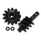 INJORA Axle Gear Overdrive Worm Differential 13T 14T Steel Gear Upgrade Parts for AX24 Axial SCX24 C10 JLU Gladiator Bronco 1/24