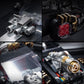 dOMOb Silver Wing Cyclone Chevy Car Building Kit - 589 pcs Building Blocks Set w/Container Display Box - Modular Scale 1:24 Mode