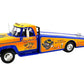 1970 Dodge D-300 Ramp Truck Orange and Blue with Graphics ''The Original Rat Trap'' Limited Edition to 332 pieces Worldwide 1/18