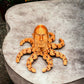 3D Printed Rocktopus, The Rock, Articulated Fidget, Octopus, Stress Relief Toy, Fidget Box, Adhd Toy, Anxiety Relief Aid (Purple