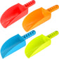 LoayBhok Beach Shovel Toys for Kids: Heavy Duty Plastic Sand Shovels Tools for Toddlers - 4 Pack Outdoor Digging Sandbox Toys Se
