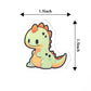 Aowplc 100 Pcs Cute Dinosaur Stickers Pack | Vinyl Stickers For Kids & Toddlers | Dinosaur Party Favors Crafts And Rewards