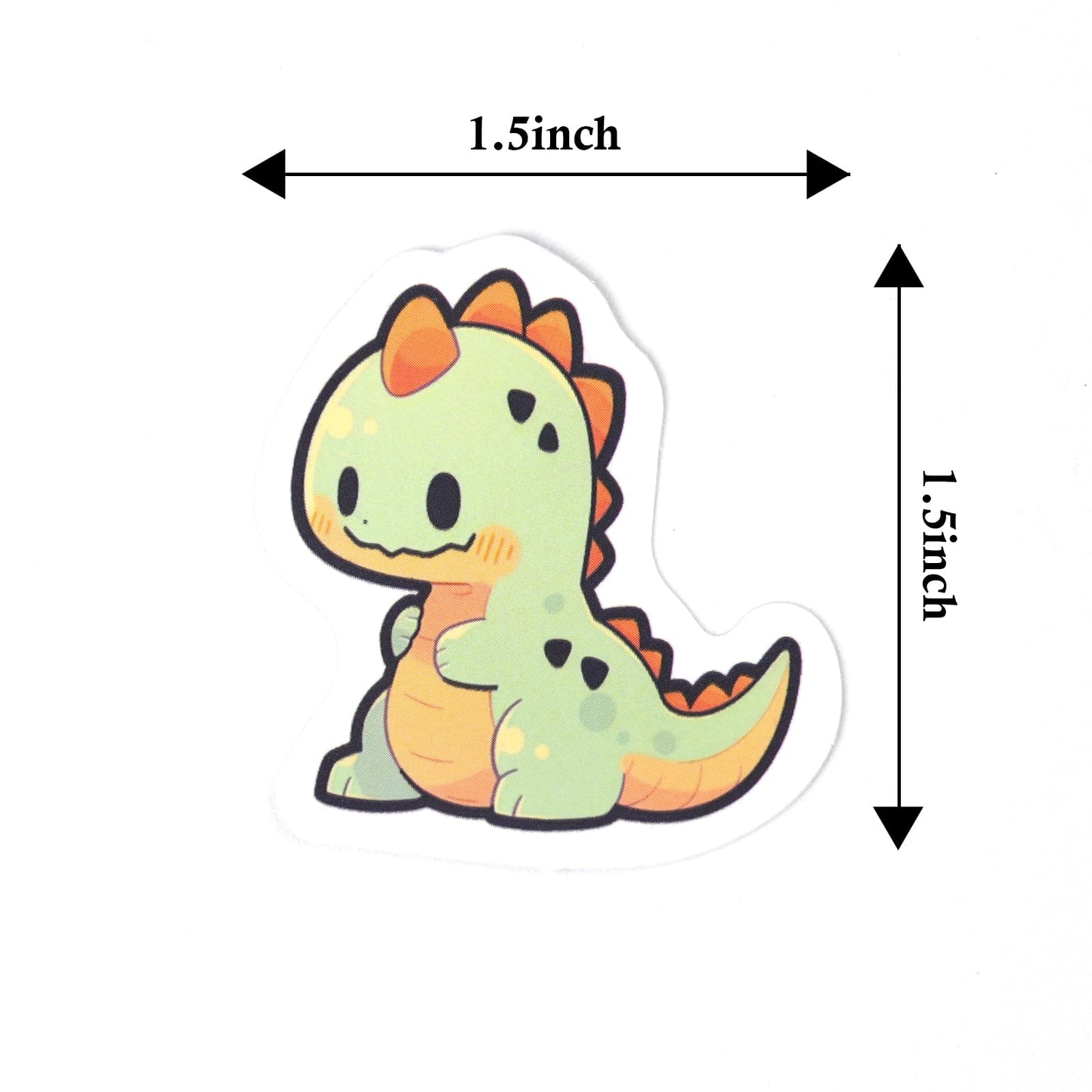 Aowplc 100 Pcs Cute Dinosaur Stickers Pack | Vinyl Stickers For Kids & Toddlers | Dinosaur Party Favors Crafts And Rewards