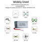 Tosiicop 3.7V 400Mah Lipo Battery - 5Pcs Drone Batteries with 5in1 USB Charger for Syma Q11 H99W H31 H6C H98 TR-C385 TR-P51 TR-F