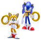 Just Toys Llc Sonic The Hedgehog Action Figures (Metallic 2 Pack - Sonic & Tails)