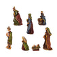 Kurt S. Adler Kurt Adler 3.5-Inch Resin, 7-Piece Nativity Set, Multi For Christmas