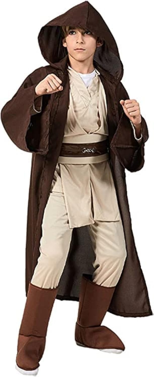 Kids Boys Costume Robe Tunic Cloak Cosplay Outfit 12 Years And Up