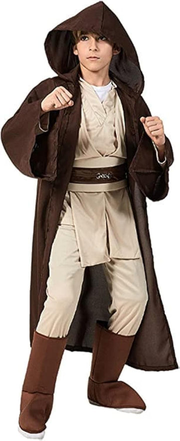 Kids Boys Costume Robe Tunic Cloak Cosplay Outfit 12 Years And Up