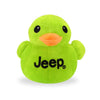 Jeep Plush Duck - Green Stuffed Animal for Enthusiasts, Small Polyester Toy