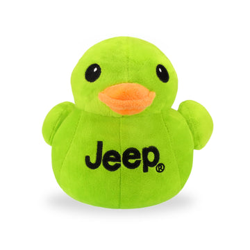 Jeep Text Logo Stuffed Animal Plush Duck Green -Perfect Enthusiasts You'Ve Been Ducked (Green)