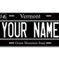 Bleu Reign Personalized Licence Plate Decor - Vermont Blackout Holiday 2021 State, Add Custom Name (6X12 Inches)