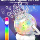 Rechargeable Bubble Machine with Colorful LED Light - Make Large Bubbles - 600mL Automatic Bubble Maker for Kids - Outdoor Party