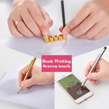 Lewuxian Toy Pen Set, Decompression Magnetic Metal Pen, Eliminate Pressure Fidget Toy,Multifunctional Deformable Magnet Writing