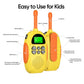 Hpromot Walkie Talkies For Kids Rechargeable 3 Pack Kids Walkie Talkies, Long Range 22 Channels 2 Way Radio Kids Birthday Toy Gift For 3-12 Year Old Boys Girls Outdoor Adventures Camping Hiking