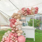 Bezente Dusty Pink Latex Party Balloons - 100 Pack 12 Inch Round Helium Blush Pink Rose Pink Balloons For Birthday Wedding Anniv