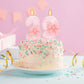 ElekFX 29th Birthday Candles for Cake, Pink Bow Number Cake Candles, 2.76 inch Number Happy Birthday Candle, Cake Topper Decorat