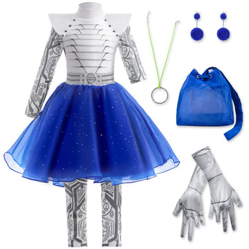 Lzh Zombies Alien Costumes Dress For Girls Kids Cosplay Addison Cheerleading Costume Princess Halloween Outfits