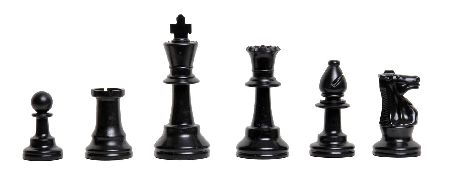 The House Of Staunton Four Player Chess Set Combination - Single Weighted Regulation Colored Chess Pieces, Four Player Vinyl Chess Board