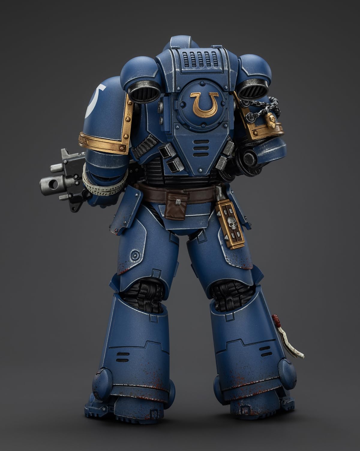JoyToy Warhammer 40K 1:18 Action Figure  Ultramarines Brother Chairon Collectors Edition  Battlefield Paint  5.03 in High