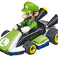 Carrera First Nintendo Mario Kart Slot Car Race Track - Includes 2 Cars: Mario And Luigi And Two-Controllers - Battery-Powered Beginner Set For Kids Ages 3 Years And Up, 20063028