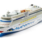 Siku 1720 AIDALuna Cruise Ship Model 1:1400 Metal/Plastic White AIDA Design