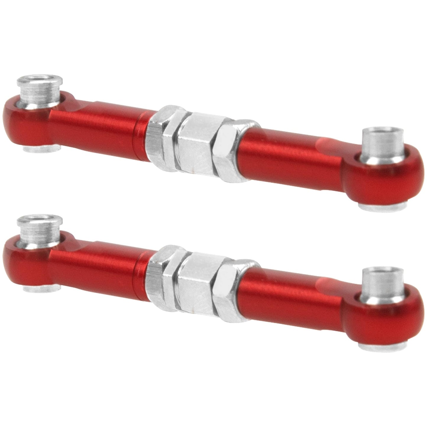 4Pcs ShareGoo Metal Steering Rod Servo Linkages Turnbuckle Compatible with Hyper Go MJX 16207 16208 16209 16210 H16BM H16GT H16D