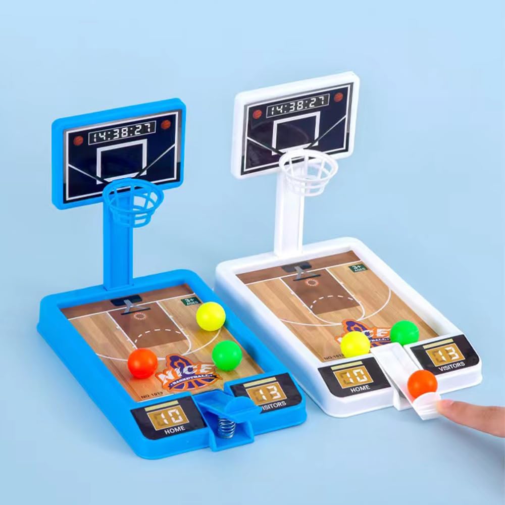 4 Pack Tabletop Basketball Game Toys  Basketball Party Favors Desk Games for Office for mature-themed to Reduce Stress  Basketball Gifts Idea Classroom Prizes for Kids Boys Girls