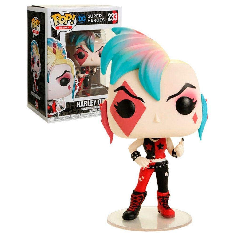 Funko - Dc Super Heroes-Harley Quinn (Punk) Figure Multicolour 30103