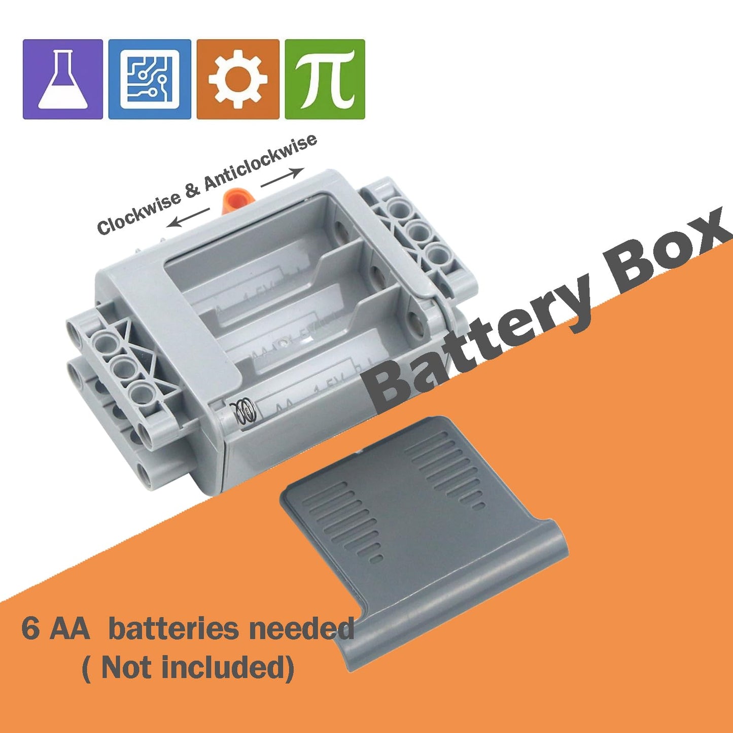Motors Kit Set, Compatible With Technical Parts, Power Function Electronic Engine Remote Control, Power Up Robotic Bricks Educational Toys