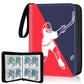 Stillkeeper Hockey Card Binder,4-Pocket Trading Card Binder,400 Pockets Double Sided Pockets Trading Card Binder, For Hockey Car
