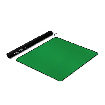 Plusvivo Mahjong Mat Anti Slip And Noise Reduction Table Cover For Mahjong Paigow Poker Dominos 32.6' X 32.6'(83Cm X 83Cm) Green