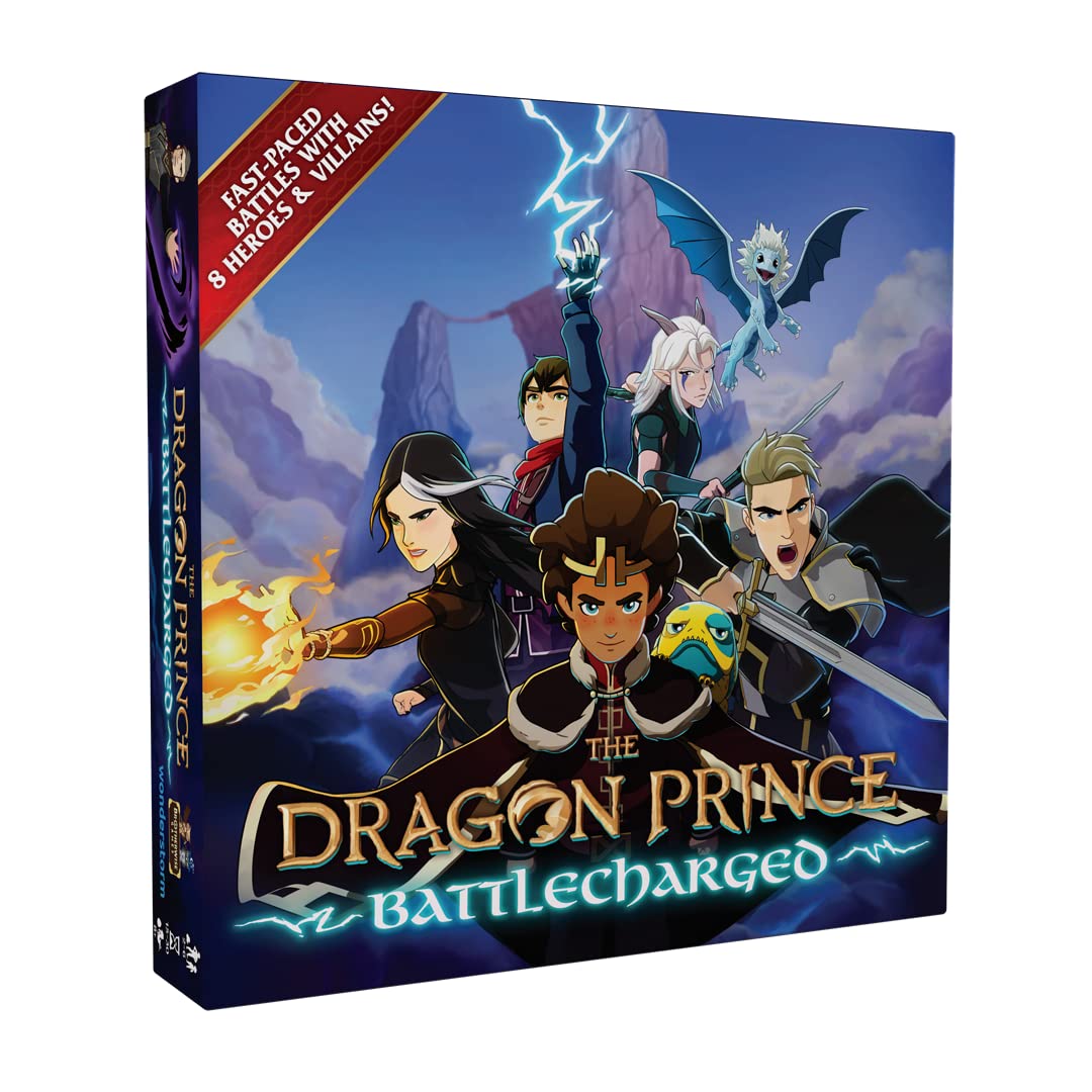 Brotherwise Games The Dragon Prince: Battlecharged Cardboard Game - Multicolor, Model 269BGM