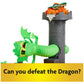 Monster Jam Dueling Dragon Playset with Exclusive 1:64 Scale Dragon Truck, Plastic Toys for Boys Ages 3+, Model 6063919