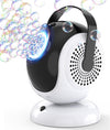 Joyfuture Automatic Bubble Machine - Bubbles Blower For Kids, Toddlers - 360 Oscillation & 75 Adjustment, Bubble Toys With Led L