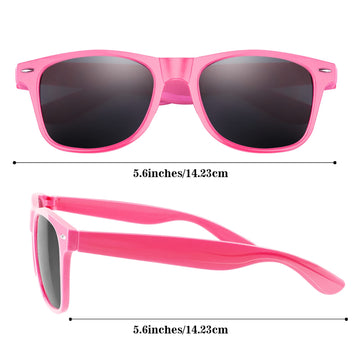 Tuparka 20 Pack Kids Sunglasses Bulk For Summer Pool Party Favors Birthday Parties Goody Bag Fillers, Pink