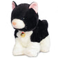 Smalody Interactive Plush Toys, Novelty Sound Control Electronic Cat Electronic Pets Robot Cat Gift For Children (Black)