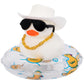 Wonuu Car Accessories Rubber Ducks Dashboard Decorations Rubber Duck Pink Accessories Dashboard Duck Car Decorations Car Ducks For Dashboard Car Duck Car Dashboard Decorations, Bg-White-Cowboywhite